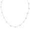 Χειροποίητο κολιέ, με  καρδούλες πέρλα  από επιπλατινωμένο ανοξείδωτο ατσάλι (δεν μαυρίζει), της Excite Fashion Jewellery. K-1764-03-6