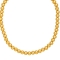 Κολιέ με χρυσές χάντρες  από επιχρυσωμἐνο ανοξείδωτο  ατσάλι, της Excite Fashion Jewellery. N-2306012-8-G-65