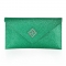 Γυναικεία τσάντα φάκελος Pierro Accessories Phigalia Sugar 90654SUG82 Πράσινο