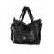 Γυναικεία τσάντα ώμου Pierro Accessories Maia Monogram 90674PM01 Μαύρο