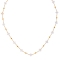 Κολιέ με σταυρουδάκια φιλντισι και χρυσές χάντρες από επιχρυσωμένο ανοξείδωτο ατσάλι της Excite Fashion Jewellery. K-1789-1