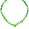 Χειροποίητο κοντό κολιέ, με πράσινες ασύμμετρες πέτρες, σταγόνα με πράσινο κρύσταλλο, από επιχρυσωμένο ανοξείδωτο ατσάλι (δεν μαυρίζει), της Excite Fashion Jewellery. K-1780-08