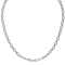 Ασημί αλυσίδα σχέδιο θήτα  από ανοξείδωτο ατσάλι της Excite Fashion Jewellery. K-1803-03