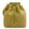 Γυναικεία Τσάντα Ώμου Δερμάτινη TL142360-Πράσινο