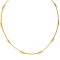 Επίχρυση αλυσίδα με dots από ανοξείδωτο ατσάλι της Excite Fashion Jewellery. K-1800-01
