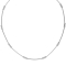 Ασημί  αλυσίδα με dots από ανοξείδωτο ατσάλι της Excite Fashion Jewellery. K-1800-03
