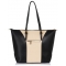 Γυναικεία τσάντα Shoulder Handbag Large LS00496 - Black / Nude