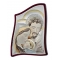 Ασημένια καθολική εικόνα Η Αγία Οικογένεια MA/E904-1C 25 x 33 cm