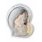 Ασημένια καθολική εικόνα Παναγία με Χριστό MA/E905-2WH-C 27 x 31 cm