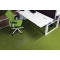 Προστατευτικό δαπέδου διάφανο Ecogrip Solid®O 1,30 x 1,20 για μοκέτα RS Office Products