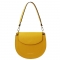 Γυναικεία Τσάντα Ώμου Δερμάτινη Tiche-Κίτρινο
