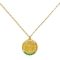 Κολιέ ζώδιο Τοξότης Excite fashion Jewellery με λευκά και πράσινα ζιργκόν από επιχρυσωμένο ασήμι 925. Z-SAGITTARIUS-PRAS-75