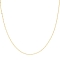 Κολιέ αλυσίδα Excite Fashion Jewellery  με μικρά τετράγωνα στοιχεία από επιχρυσωμένο ασήμι 925. 19G