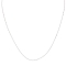 Κολιέ αλυσίδα Excite-fashion με μικρά τετράγωνα στοιχεία από επιπλατινωμένο  ασήμι 925 19S