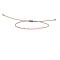 Βραχιόλι μακραμέ Excite fashion Jewellery με ροζ μπάρα και ματάκι. B-1607-01-11-39