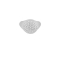 Δαχτυλίδι  σεβαλιέ Excite Fashion Jewellery,  με σειρά λευκά ζιργκόν,  από επιπλατινωμένο ασήμι 925.  D-74-03-14