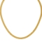 Κολιέ διπλή αλυσίδα κουρμέτ Excite Fashion Jewellery από επιχρυσωμένο ανοξείδωτο ατσάλι. N-YH106A-G-65