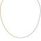 Κολιέ δίχρωμη αλυσίδα  Excite Fashion Jewellery (χρυσή και ασημένια ) από ανοξείδωτο επιχρυσωμένο ατσάλι. N-YH675A-G-75