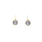 Χειροποίητα σκουλαρίκια Excite Fashion Jewellery με παλ μωβ   κρύσταλλο  Swarovski από επιχρυσωμένο ατσάλι  S-848-01-02-5