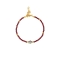 Βραχιόλι της Excite Fashion Jewellery,  το χέρι της Φατιμα  με μπορντώ πέτρες  από επιχρυσωμένο ανοξείδωτο ατσάλι.  B-1711-01-26-77